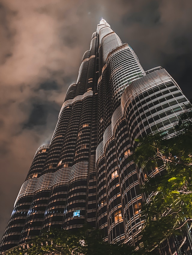 Burj Khalifa from Bottom