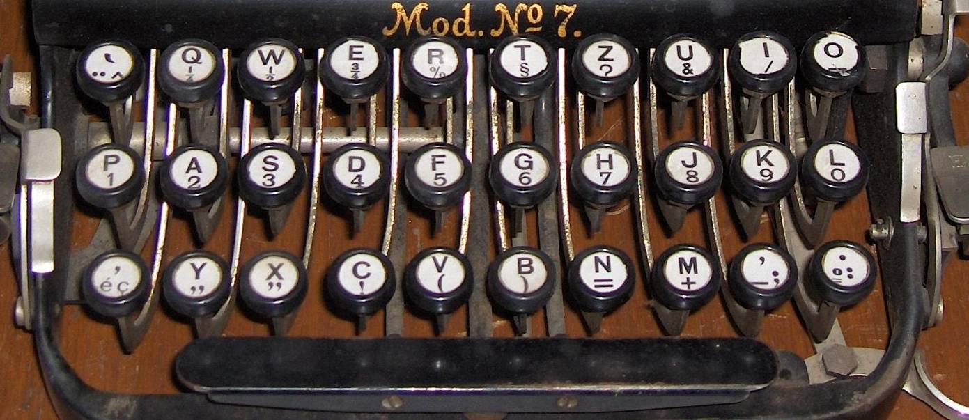 Qwerty typewriter