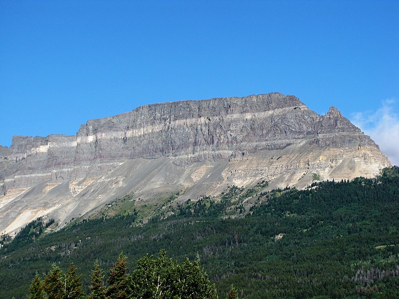 Singleshot Mountain In Glacier National Park Montana
