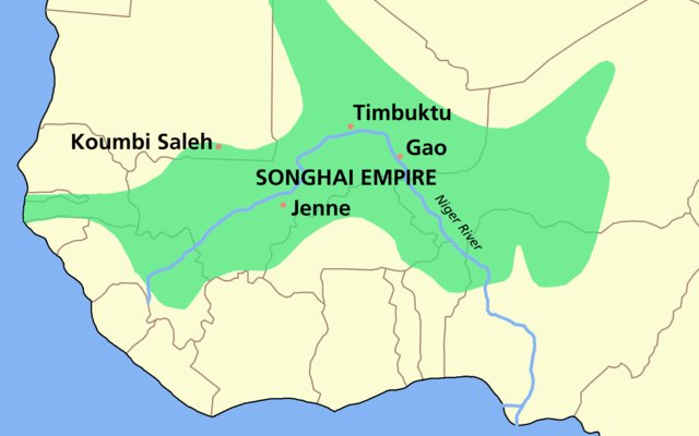 Extent of the Songhai Empire