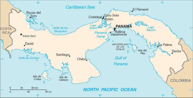 Panama Location